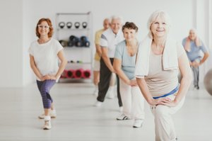 healthy agers doing exercise