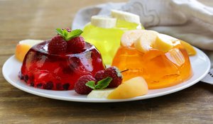 gelatinas de fruta