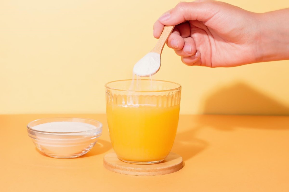 collagen on orange juice