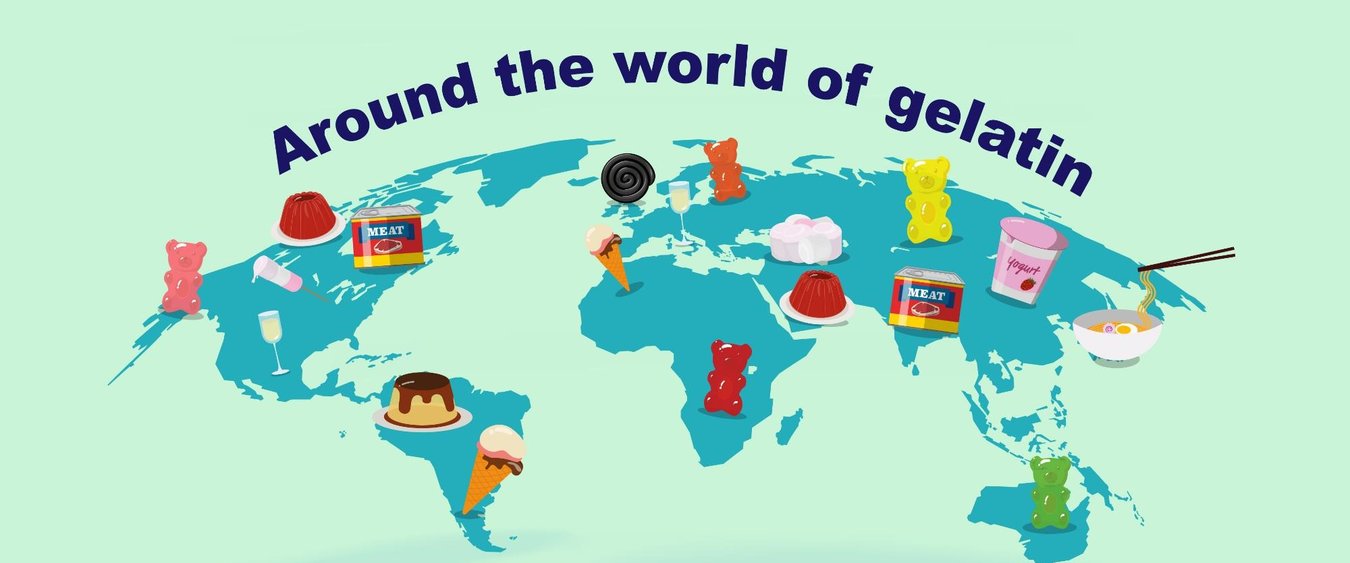 O mundo das aplicações de gelatina alimentar