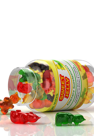 [Translate to Chinese:] Vimanin gummies with Rousselot SiMoGel