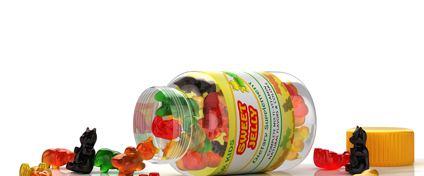 [Translate to Portuguese:] Vimanin gummies with Rousselot SiMoGel