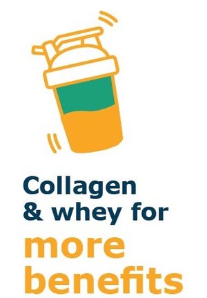 Colágeno e whey para mais benefícios