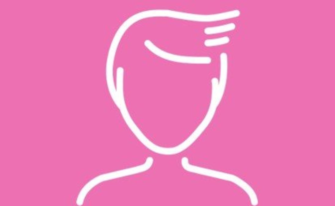 [Translate to Portuguese:] men icon in a pink background