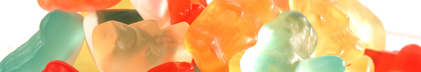 different colored gummies