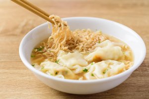 noodles & dumplings soup